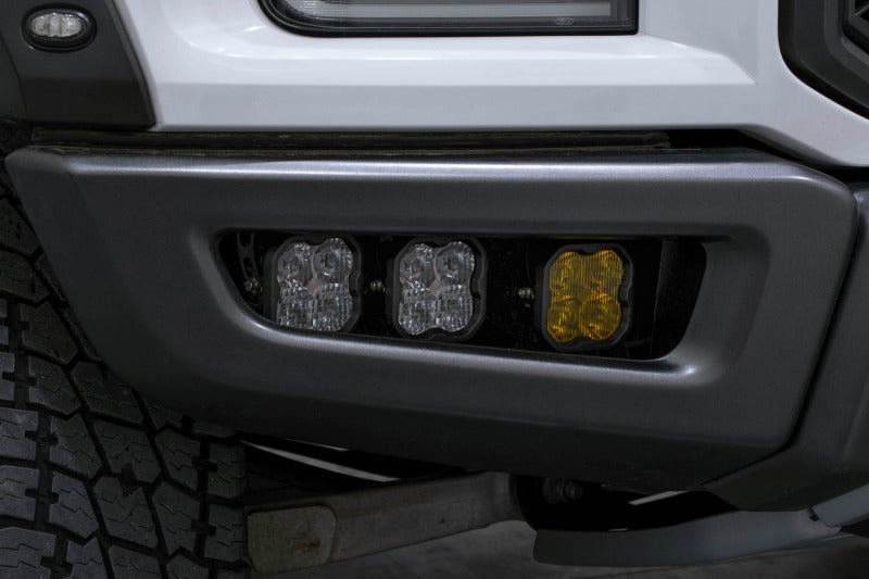 Kit de feux antibrouillard à LED Diode Dynamics 17-20 Ford Raptor SS3 - Jaune Pro
