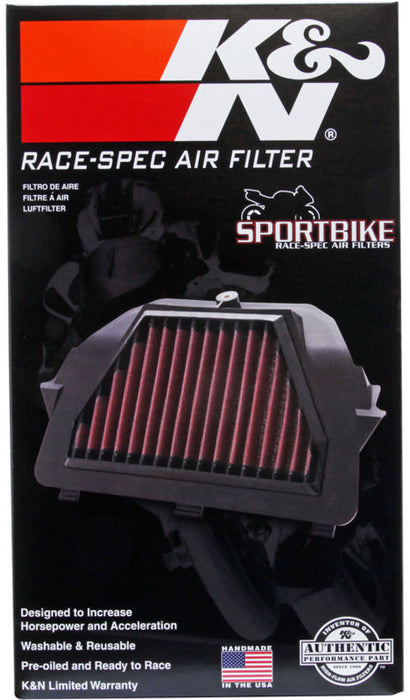 Filtre à air spécifique à la course K&amp;N 06-10 Suzuki GSXR600/GSXR750