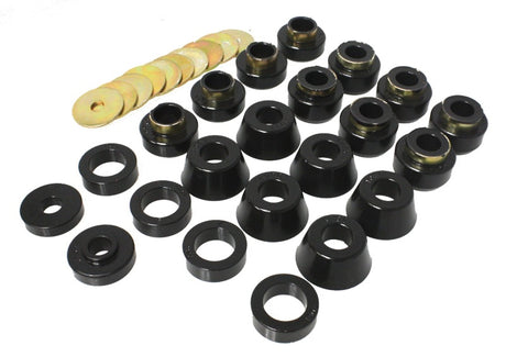 Ensemble de montage de carrosserie (cabine) noir pour Jeep Wrangler 87-96 Energy Suspension