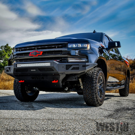 Pare-chocs avant Westin 19-21 Chevrolet Silverado 1500 Pro-Mod - Tex. Blk