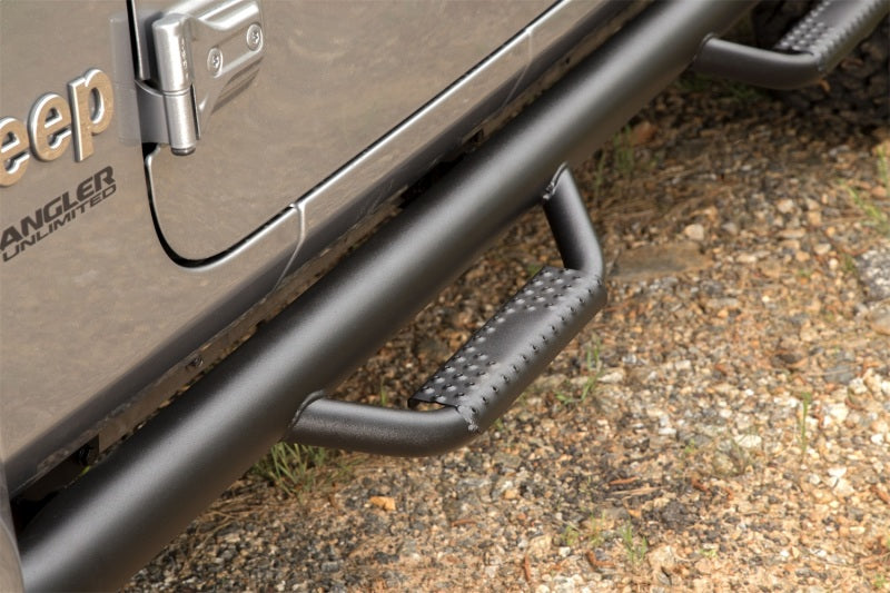 Barres de protection Rugged Ridge Spartan texturées noires pour Jeep Wrangler JL 4 portes 18-20