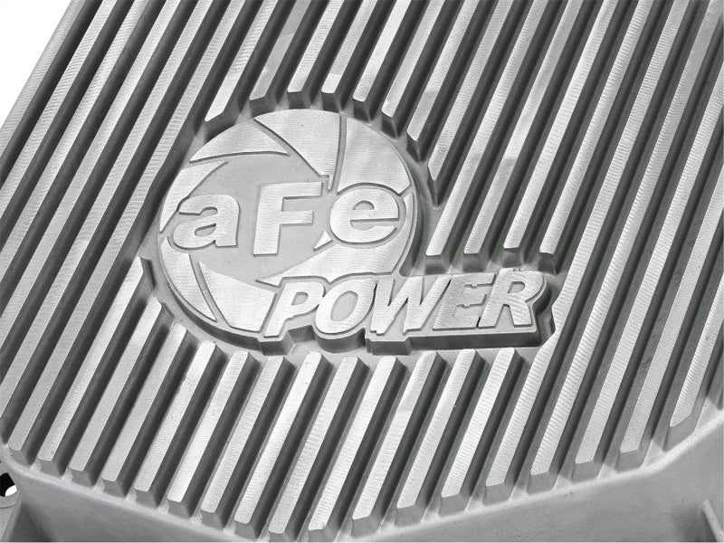 aFe Rear Differential Cover (Raw; Street Series); Dodge Diesel Trucks 03-05 L6-5.9L (td)
