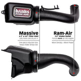 Système d'admission d'air Ram-Air pour Jeep 2.0L Turbo Wrangler (JL) 18-21 de Banks Power
