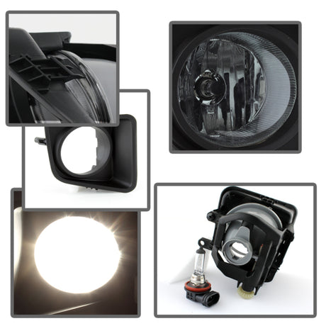 Feux antibrouillard OEM Spyder Toyota Tundra 2014+ avec interrupteur - Fumé FL-CL-TTU14-SM