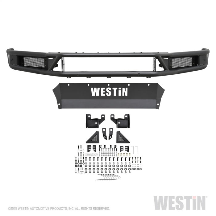 Pare-chocs avant Westin 19-20 Chevy Silverado 1500 Outlaw – Noir texturé