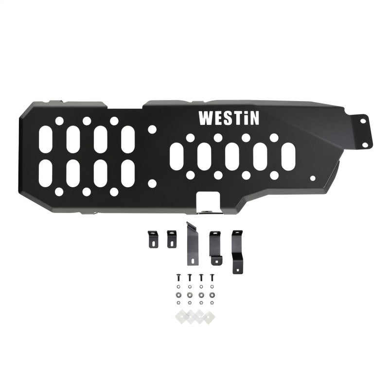 Westin/Snyper 07-17 Jeep Wrangler 2Dr Gas Tank Skid Plate - Textured Black