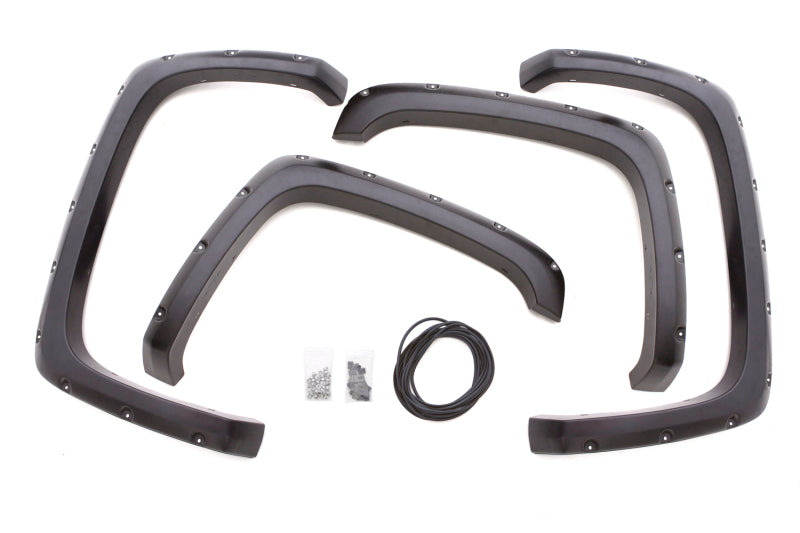 Lund 19-21 Chevrolet Silverado 1500 / 2022 Silverado LTD RX-Style Smooth Fender Flares - Blk (4 Pc.)