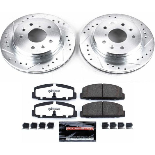 Power Stop 86-91 Mazda RX-7 Rear Z26 Street Warrior Brake Kit