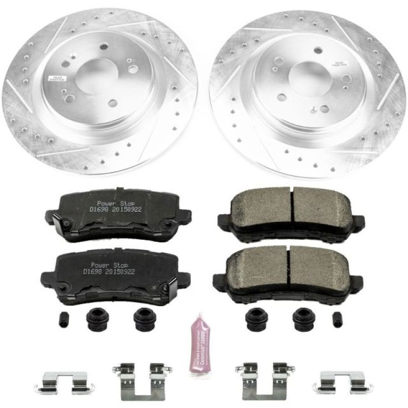 Kit de freins arrière Power Stop 18-19 Honda Odyssey Z23 Evolution Sport