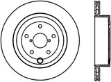 Disque de frein sport rainuré et percé StopTech 08+ Subaru STI (ne convient pas aux modèles 05-07)