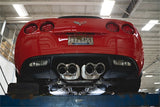 Corsa 06-13 Chevy Corvette C6 Z06 7.0L / 09-13 ZR1 6.2L Échappement poli AxleBack avec double embout de 4,5 pouces