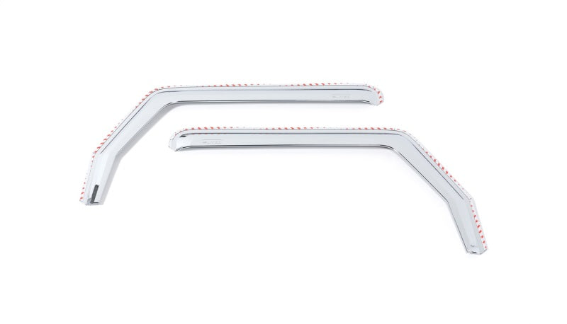 Putco 07-18 Jeep Wrangler JK - Visières de fenêtre chromées Element avant uniquement