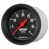 Manomètre de pompe à huile haute pression Autometer série Z 2-1/16 po 4 000 PSI avec moteur pas à pas numérique