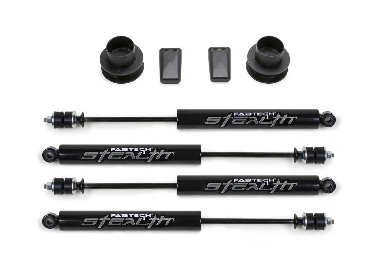 Kit de ressorts à bobine Fabtech 14-18 Ram 2500 4WD 2,5 pouces avec Stealth