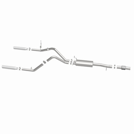 Magnaflow 14 Chev Silverado V8 5.3L SC Cabine Double Sortie Arrière Split SS Cat Back Perf Exhaust
