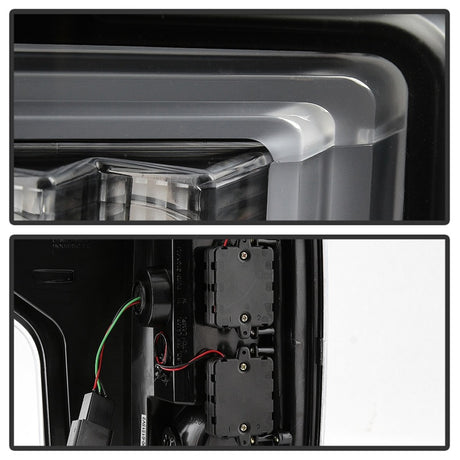 Barre lumineuse LED Spyder pour Ford F150 15-17 (non compatible avec angle mort arrière) - Noir