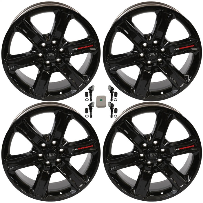 Kit de jantes Ford Racing 15-23 F-150 22x9,5 pouces – Noir brillant