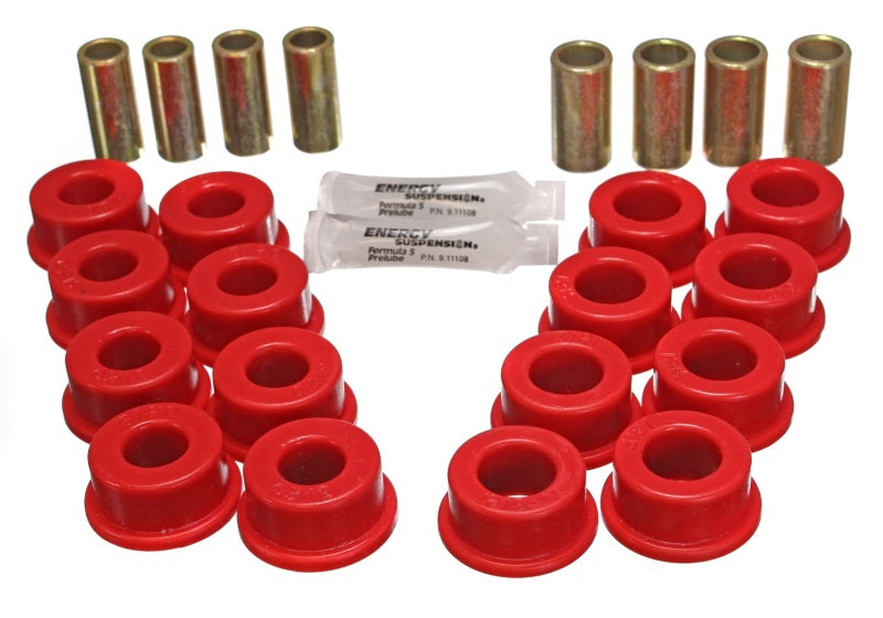 Ensemble de bagues de bras de suspension arrière rouges pour Chevy Corvette 84-95 Energy Suspension