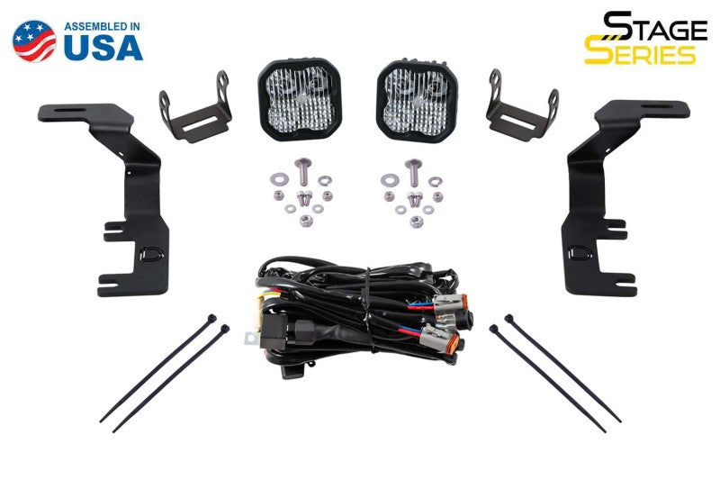 Kit d'éclairage de fossé à LED Diode Dynamics 15-21 Colorado/Canyon SS3 - Combo jaune sport