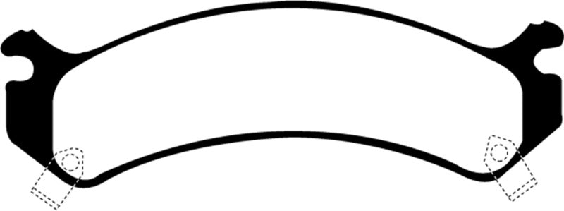 Plaquettes de frein avant EBC 01-05 Cadillac Deville 4.6 HD Greenstuff