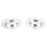Disques de frein arrière Power Stop 15-19 Ford Mustang Evolution percés et fendus - Paire