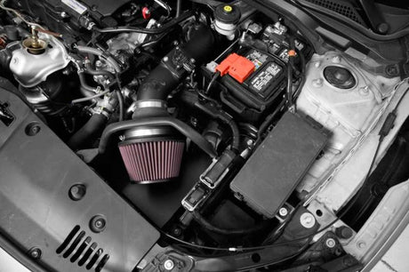 Kit d'admission d'air hautes performances K&amp;N 16-17 Honda Civic (ne convient pas au Type R) L4-2.0L avec chargeur d'air
