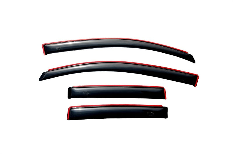 Déflecteurs de vitres avant et arrière AVS 07-12 Dodge Caliber Ventvisor 4 pièces - Fumé