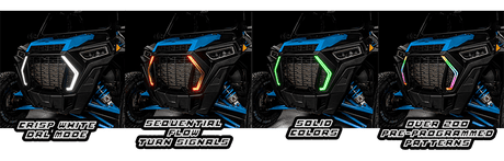 Oracle 19-21 Polaris RZR 1000 Dynamic Surface Mount DRL Signature Light - - Dynamic