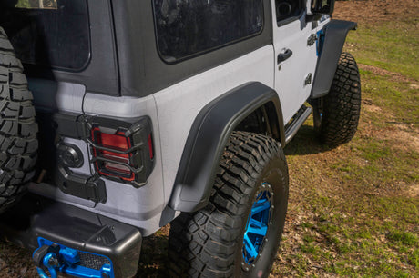 Ensemble d'élargisseurs d'ailes Rugged Ridge Max Terrain avant et arrière 18-22 Jeep Wrangler JL