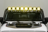 Kit de barre lumineuse combinée blanche pour pare-brise Jeep JL SS5 Pro CrossLink de Diode Dynamics