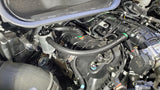 J&L 15-25 Ford Transit 150/250/350 3.5L EcoBoost Passenger Side Oil Separator 3.0 - Clear Anodized