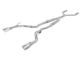 Système d'échappement Cat-Back aFe Takeda 2,5 pouces 304 SS avec embouts polis 16-18 Infiniti Q50 V6-3.0L (tt)