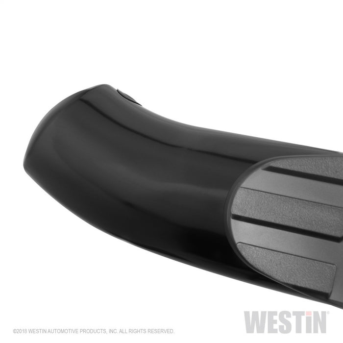 Marchepieds ovales Nerf PRO TRAXX 4 Westin 19-20 pour Chevrolet/GMC Silverado/Sierra 1500 Double Cab - Noir