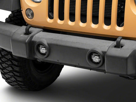 Feux antibrouillard à DEL Raxiom 07-18 Jeep Wrangler JK Axial Series 4 pouces - Transparent