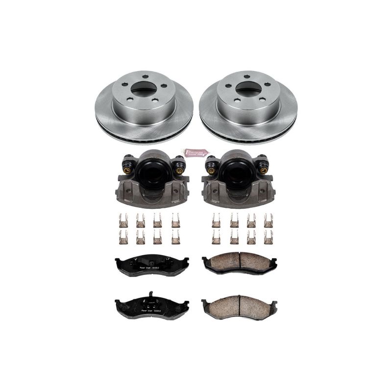 Kit de freins avant Power Stop 99-01 Jeep Cherokee Autospecialty avec étriers