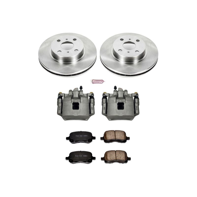 Kit de freins avant Autospecialty Power Stop 98-02 Chevrolet Prizm avec étriers