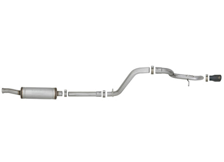 Système d'échappement Hi-Tuck aFe MACH Force-Xp Axle-Back avec embout noir pour Jeep Wrangler (JL) V6 3,6 L 18-19
