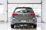 Échappement AWE Tuning VW MK7 Golf 1.8T Touring Edition avec embouts chromés argentés (90 mm)