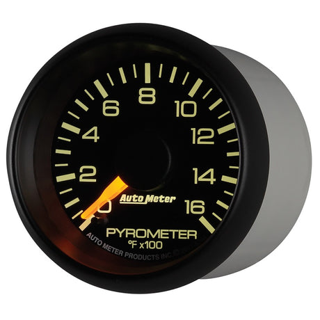 Jauge pyromètre électrique (EGT) Autometer Factory Match GM 2-1/16 po 1 600 degrés