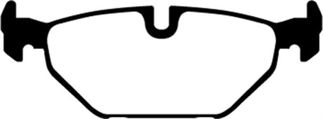 EBC 99-01 Saab 9-5 2.3 Turbo (Aero) Yellowstuff Rear Brake Pads