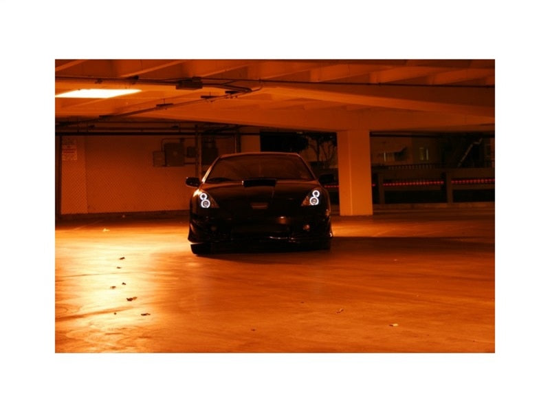 Phares de projecteur Spyder Toyota Celica 00-05 LED Halo DRL Blk High H1 Low H1 PRO-YD-TCEL00-LED-BK