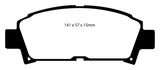 Plaquettes de frein avant EBC 93-95 Toyota MR2 2.0 Turbo Yellowstuff