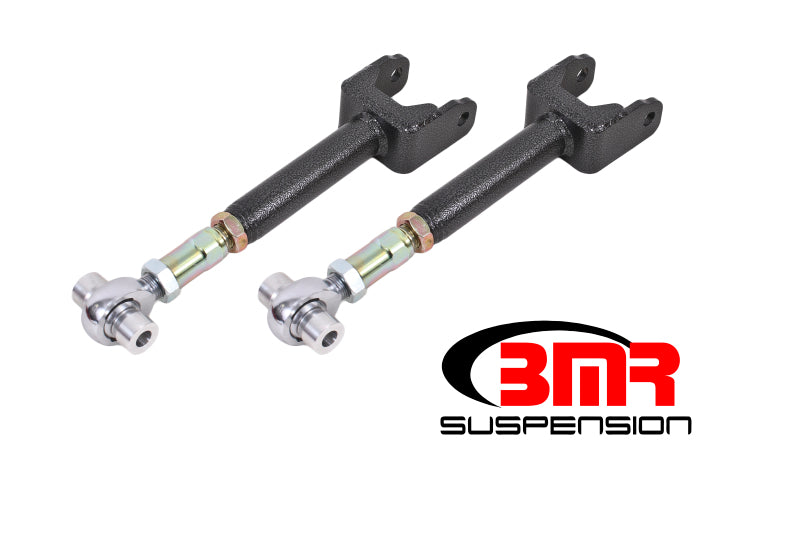 Bras de suspension supérieurs BMR 64-67 A-Body, embouts de tige réglables sur véhicule - Noir martelé