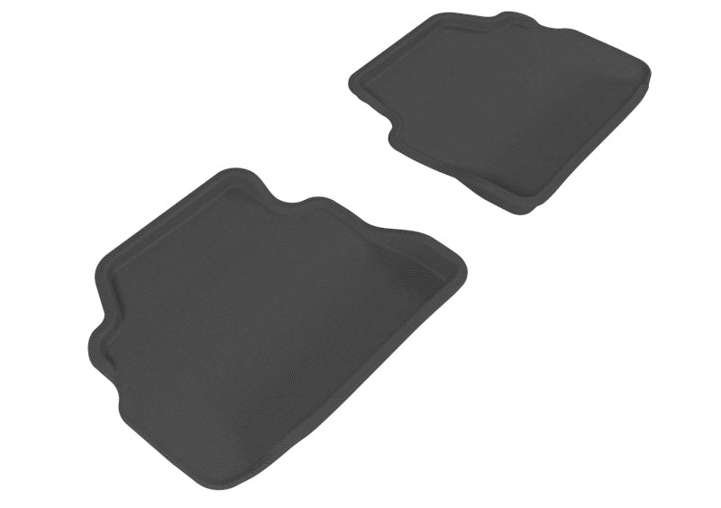 Tapis de sol 3D MAXpider 2007-2013 pour BMW Série 3 E92 Kagu 2e rangée - Noir