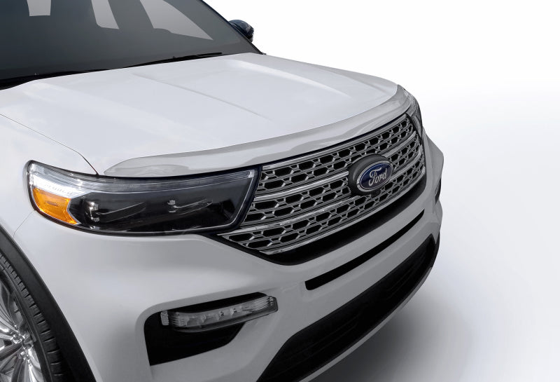 Protection de capot à profil bas Aeroskin AVS 20-22 pour Ford Explorer (sauf véhicules avec lettrage sur le capot) - Chrome