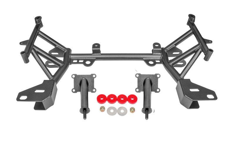 BMR 93-02 4e génération F-Body K-member Supports de moteur turbo LS1 à montage bas Supports de rack standard - Noir