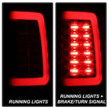 Feux arrière à DEL pour Dodge Ram 1500 Spyder 09-16 - Noir ALT-YD-DRAM09V2-LED-BK