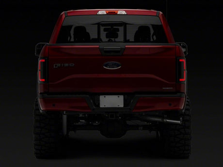 Feux arrière à LED Raxiom 15-17 Ford F-150 Axial Series - Boîtier noir (lentille fumée)