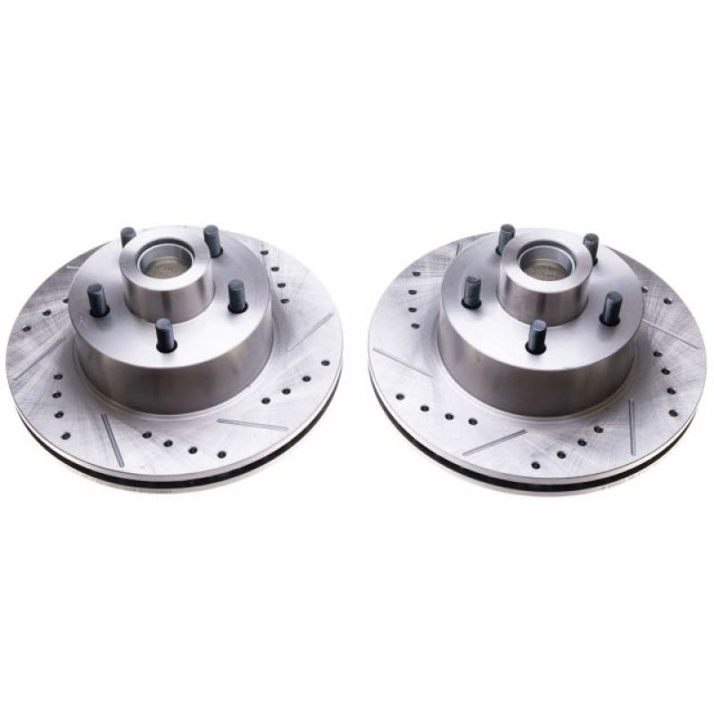 Disques de frein avant Power Stop 70-72 Dodge Challenger Evolution percés et fendus - Paire