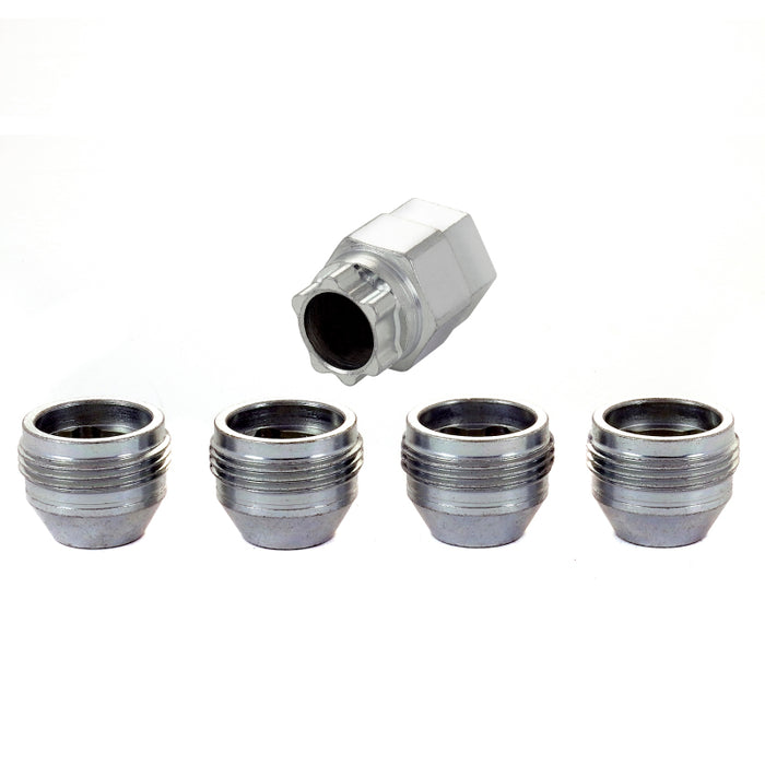 McGard Wheel Lock Nut Set - 4pk. (Under Hub Cap / Cone Seat) M12X1.5 / 19mm & 21mm Hex / .775in. L